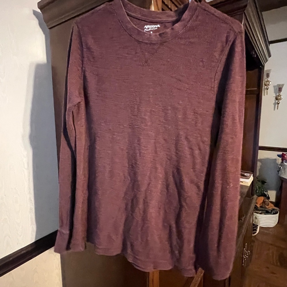 Arizona Jean Company Burgundy Long Sleeve Shirt